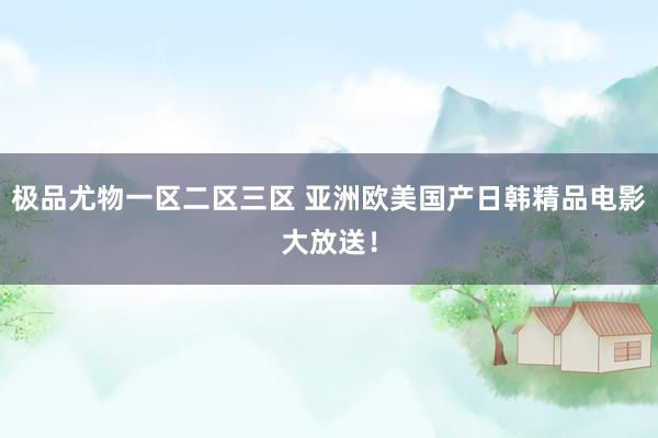 极品尤物一区二区三区 亚洲欧美国产日韩精品电影大放送！
