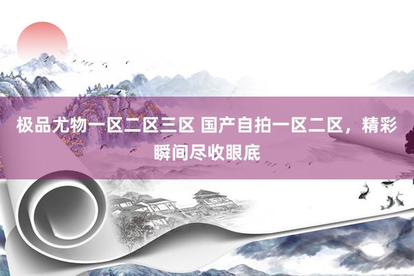 极品尤物一区二区三区 国产自拍一区二区，精彩瞬间尽收眼底