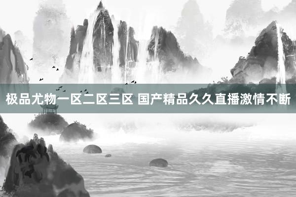 极品尤物一区二区三区 国产精品久久直播激情不断