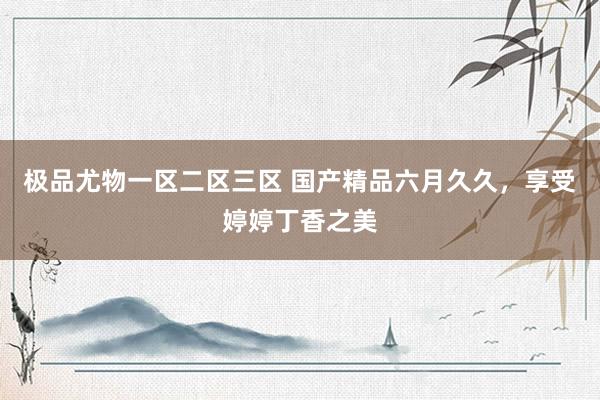 极品尤物一区二区三区 国产精品六月久久，享受婷婷丁香之美
