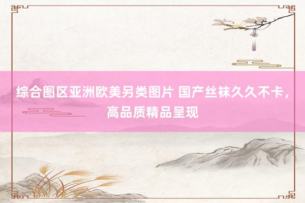 综合图区亚洲欧美另类图片 国产丝袜久久不卡，高品质精品呈现