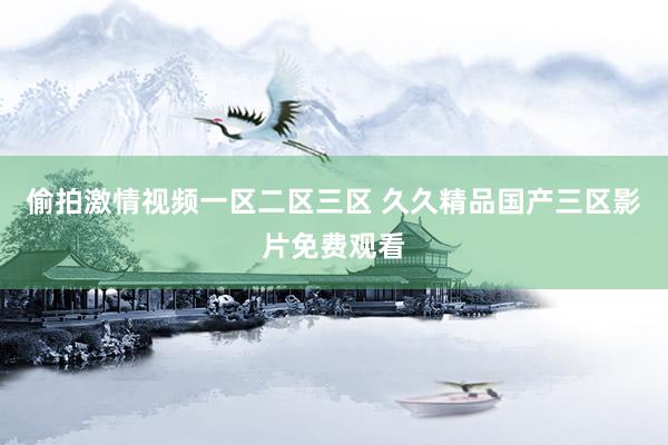 偷拍激情视频一区二区三区 久久精品国产三区影片免费观看