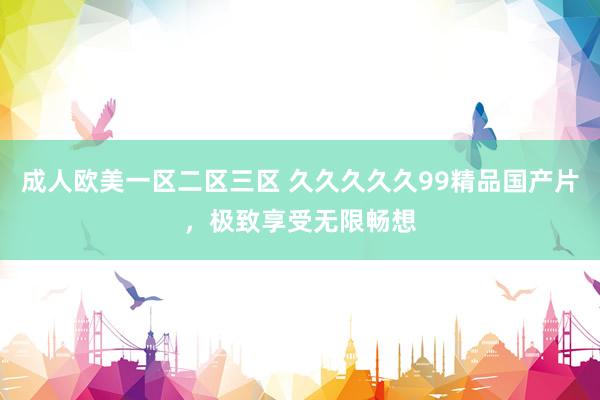成人欧美一区二区三区 久久久久久99精品国产片，极致享受无限畅想
